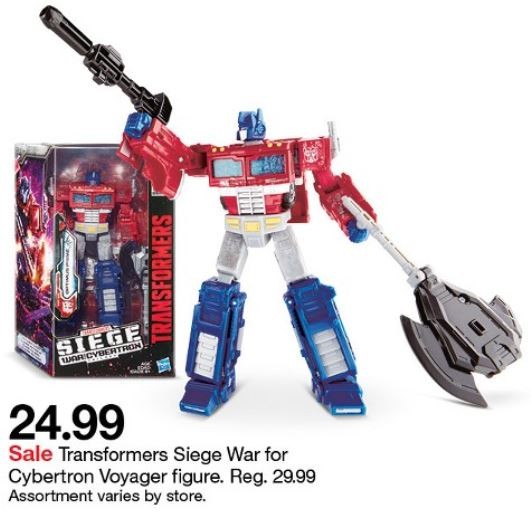 Transformers News: Siege Voyagers on Sale this Week at Target Plus Bonus Coupons
