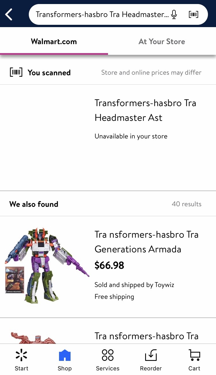 Transformers News: New Walmart Listings For Transformers Headmaster Assortments