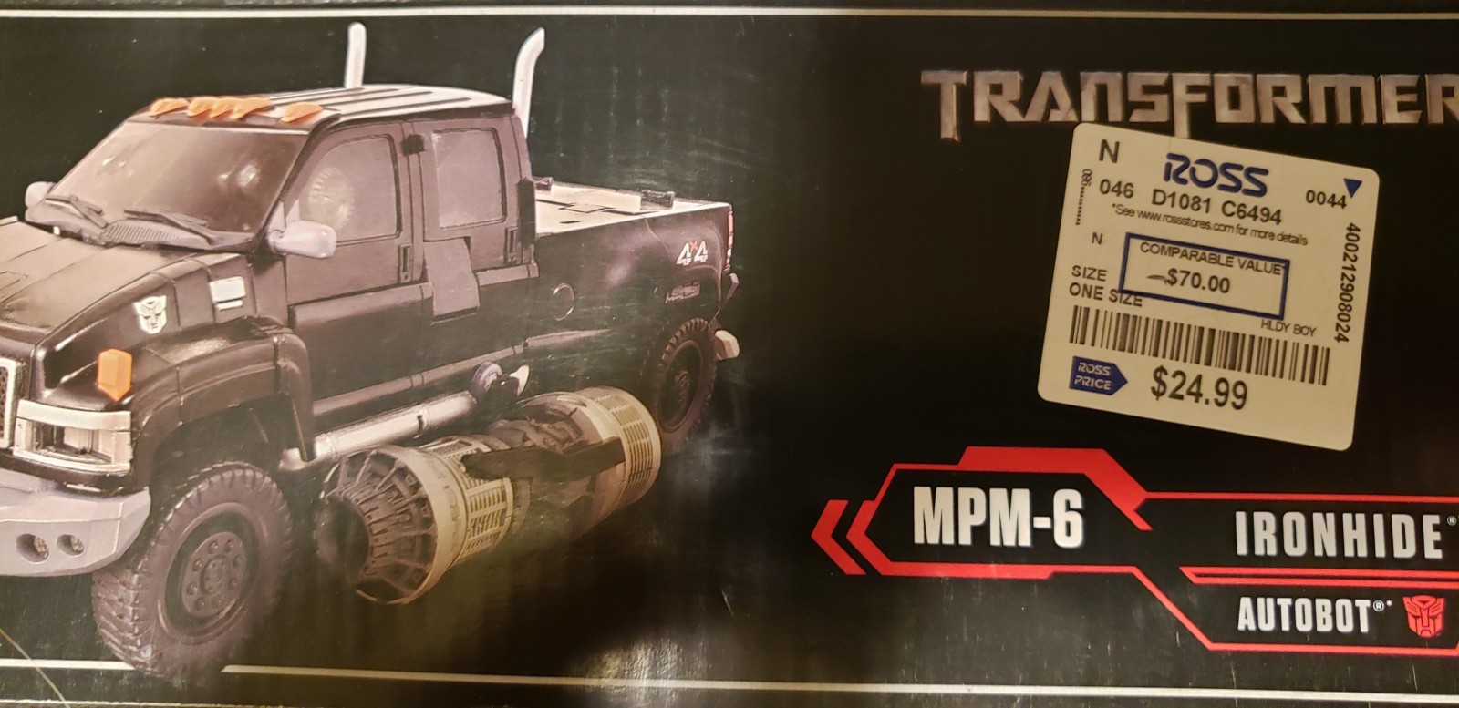 Transformers News: Steal of a Deal: Movie Masterpiece Megatron and Ironhide Found Heavily Discounted at Ross Transformers News: Steal of a Deal: Movie Masterpiece Megatron and Ironhide Found Heavily Discounted at Ross