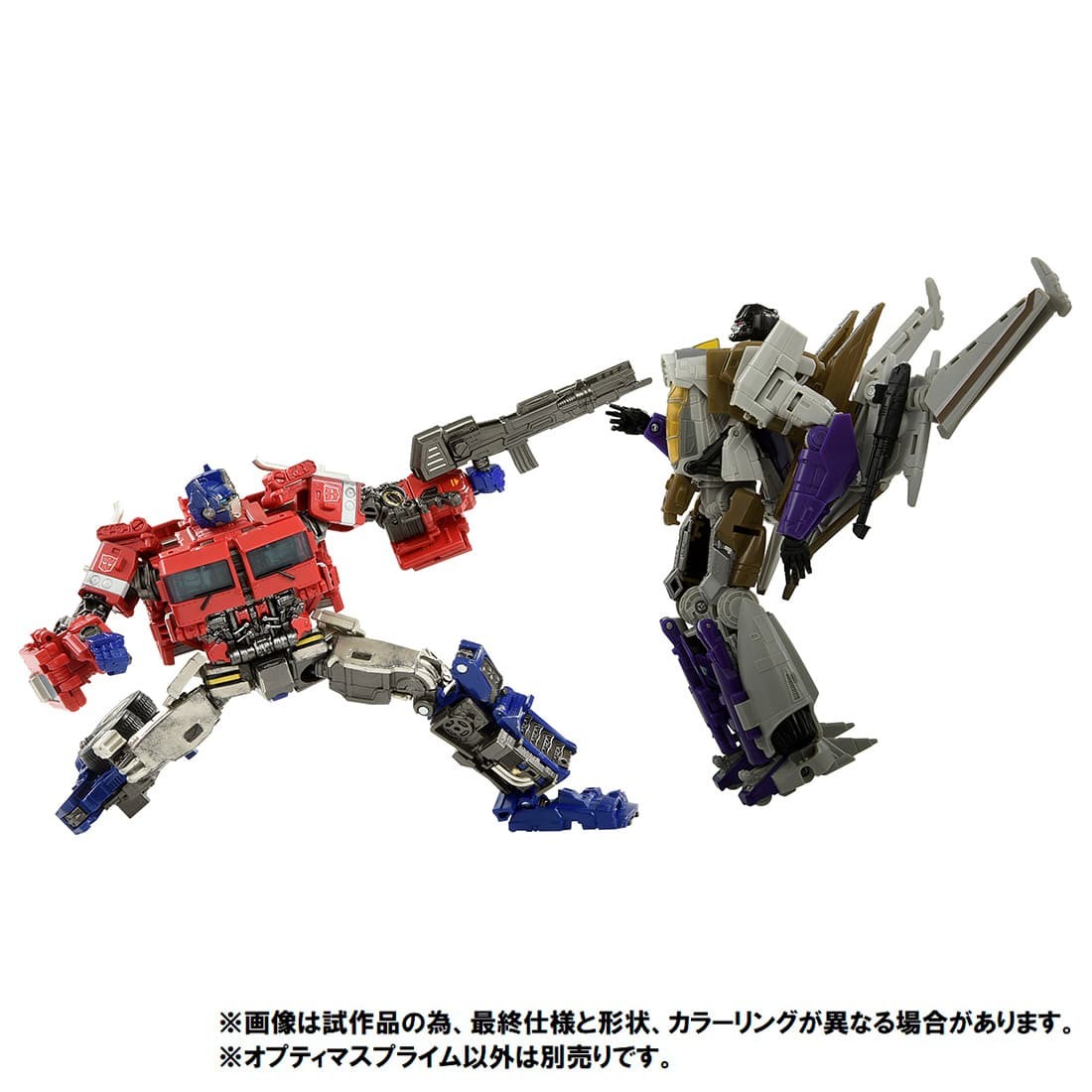 Transformers News: Premium Finish SS-02 Optimus Prime and WFC-02 Megatron Land on Takara Tomy Mall