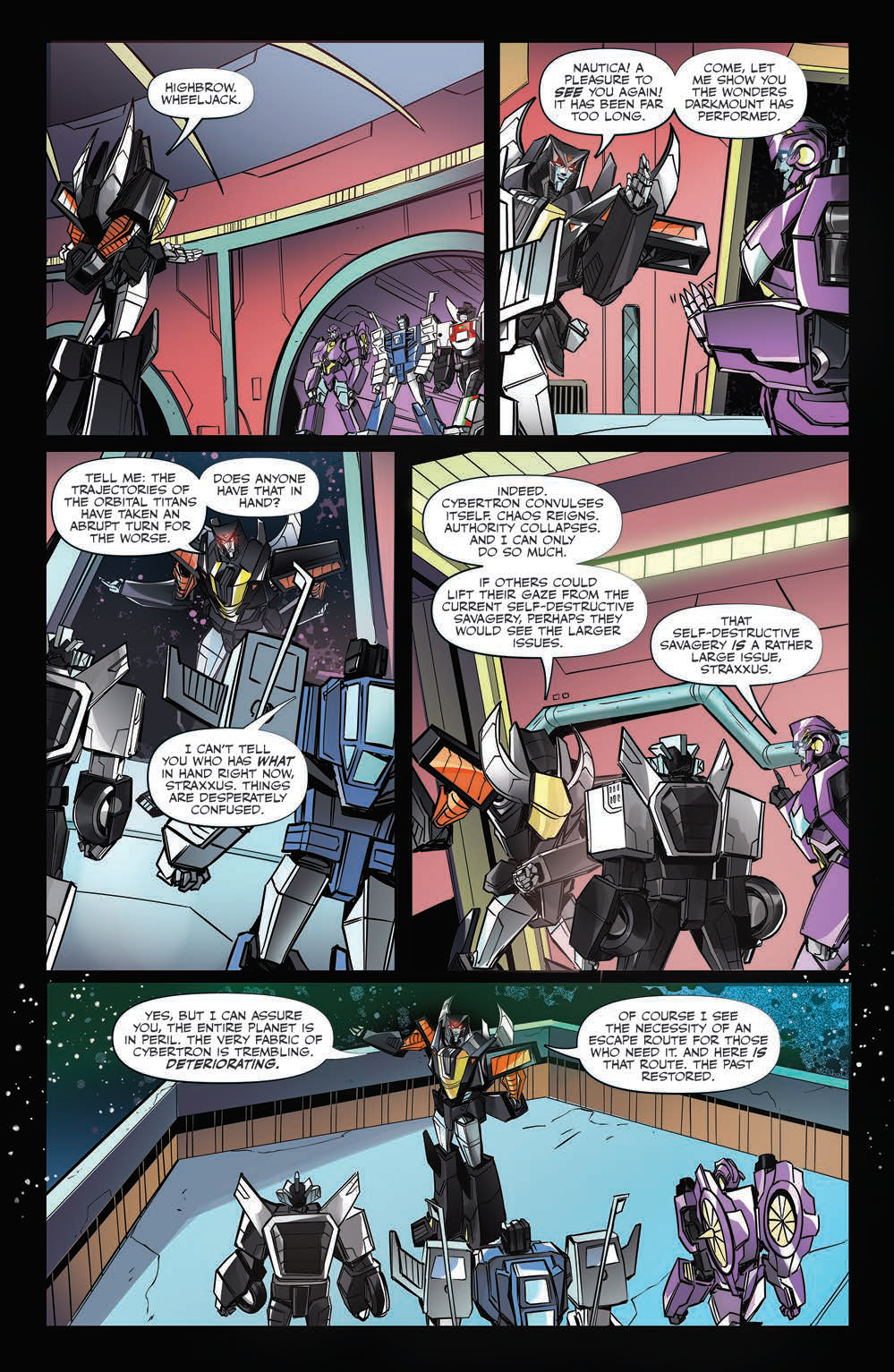Transformers News: Five Page Preview of IDW Transformers: Escape #4