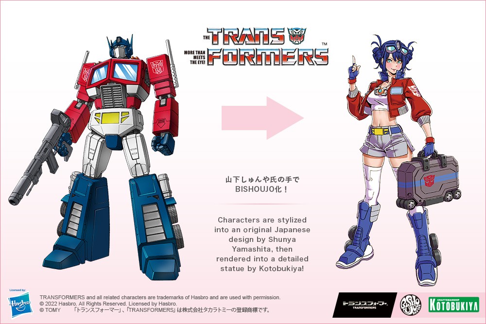 Transformers News: Kotobukiya Teases Bishoujo Bumblebee as Optimus Prime Pre-Orders Open