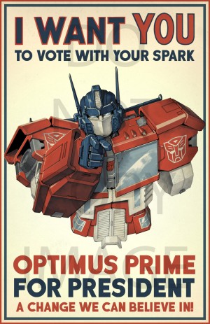 Transformers News: BotCon 2016 Art Prints: Casey Coller on Judd Nelson, President Prime and More