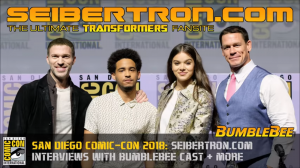 Transformers News: Video of Transformers Bumblebee Movie Red Carpet Interviews at #SDCC2018 #JoinTheBuzz