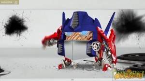 Transformers News: Annoying Orange Transformers Spoof, Featuring Michael Baygle and Optimus Prime Rib
