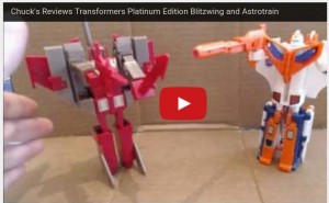 Transformers News: Transformers Platinum Edition Blitzwing and Astrotrain Video Review