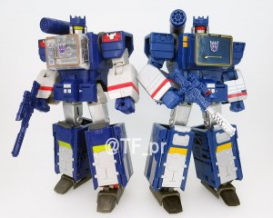 Transformers News: Comparison Image of Takara Tomy Transformers Legends LG36 Soundwave
