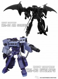 Transformers News: MMC News: KM-03 Knight Morpher Cyclops Pre-Orders & KM-05 Air Screech Teaser