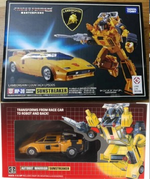 Transformers News: Takara MP-39 Masterpiece Sunstreaker Packaging Photos