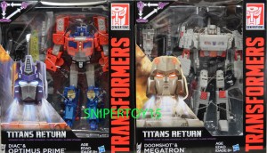 Transformers News: Video Reviews of Titans Return Voyagers Optimus Prime and Megatron