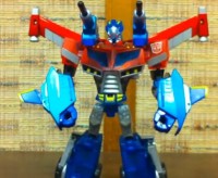 Transformers News: Video Review of Transformers Animated Wingblade Optimus Prime