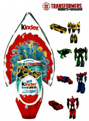 Transformers News: Transformers: Robots in Disguise Easter Kinder Eggs with Toys