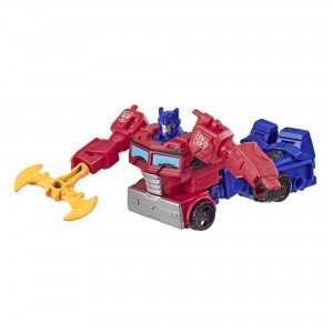 Transformers News: Official Images of Cyberverse Scraplet and a New Half Transformed Prime Revealed