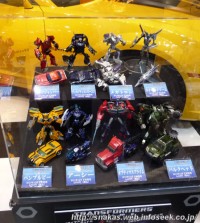 Transformers News: Toy Display at Tokyo Motor Show 2011: Takara Transformers Prime "First Edition" & DSM Figures