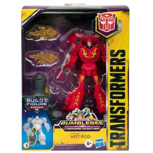 Transformers News: First Look at Transformers Cyberverse Deluxe Class Hot Rod In Package