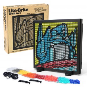 Transformers News: Hasbro Introduces Mega-Sized Transformers Lite-Brite Wall Art + Preorders