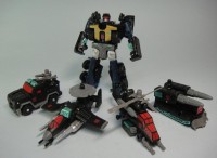 Transformers News: In-Hand Images: Takara Tomy United EX Tank Master vs. Marine Master, Buildmaster Prime, and Assaultmaster Prime