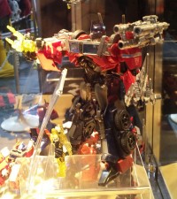 Transformers News: World Hobby Fair 2012 Transformers Prime Display: New Voyager Optimus Prime Repaint / Remold?