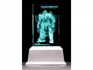 Transformers News: Lexact  Age of Extinction Premium Crystal Optimus Prime and Bumblebee