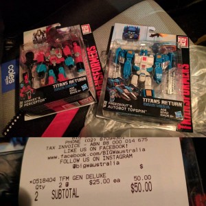 Transformers News: All the Wave 4 Deluxes from Titans Return Have Been Found in Australia
