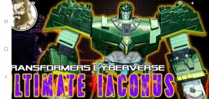 Transformers News: New English Video Review of Transformers Cyberverse Ultimate Class Iaconus