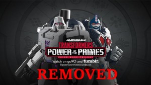 Transformers News: Machinima Prime Wars Trilogy episodes privatized on YouTube and removed from Tumblr