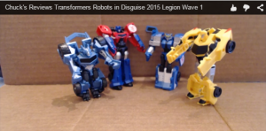 Transformers News: Video Review Of Transformers Robots in Disguise 2015 Legion Wave 1