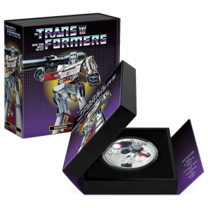 Transformers News: New 10z Silver Megatron Coin