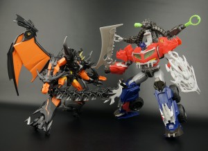 Transformers News: New Galleries: Beast Fire Predaking, Beast Hunter Optimus Prime and Go! Guren Dragotron