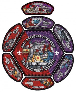 Transformers News: National Jamboree 2017 Boy Scout patches featuring Generation 1 Transformers