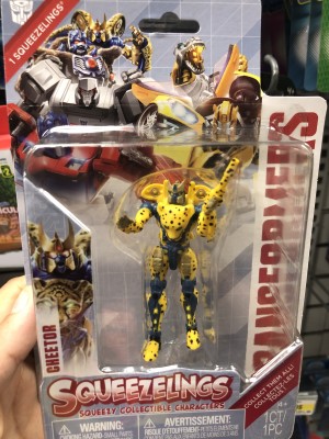 Transformers News: Images of New Transformers Squeezelings Toys and Evergreen Cheetor Art