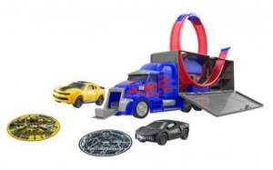 Transformers News: Official Images: Transformers: Age of Extinction Optimus Prime Challenge and Grimlock Tracks Sets