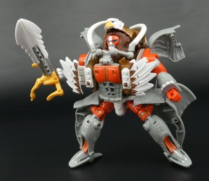 Transformers News: New Galleries: Beast Wars II X-4 Magnaboss with Lio Junior, Santon and Skywarp
