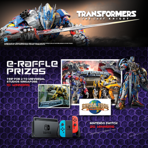 Transformers News: 7Eleven Philippines Transformers: The Last Knight e-Raffle and Drawstring Bag