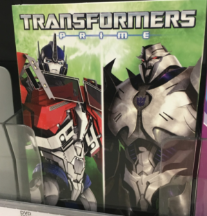 Transformers News: Transformers: Prime Ultimate rivals on DVD sighted in New York!