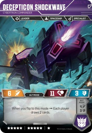 Transformers News: Q&A on the Transformers Trading Card game Instagram and Shockwave Alt mode reveal