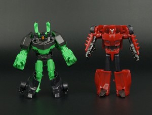 Transformers News: New Galleries: Robots In Disguise Legion Grimlock and Sideswipe plus 3-Step Optimus