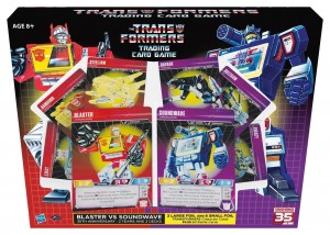 Transformers News: Transformers Trading Card Game Blaster vs Soundwave Pack Retail Version and Omnibots Revealed