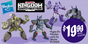 Transformers News: Ollie's has the Transformers Kingdom Voyagers on sale for $19.99