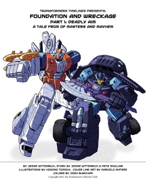 Transformers News: TFSS 5.0 'Foundation and Wreckage: Deadly Aim' Prose Story Now Online