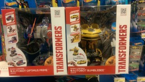 Transformers News: Transformers: Age of Extinction Nikko RC Bumblebee and Optimus Prime at US and UK Retail