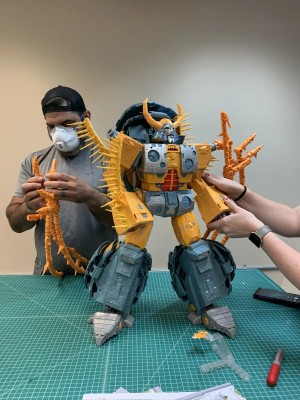 Transformers News: HasLab Unicron Final Update and Behind the Scenes Video