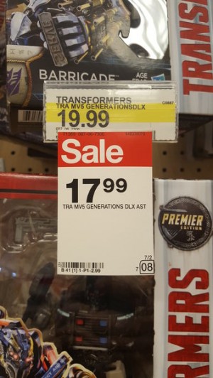 Transformers News: Target US Sale on Transformers: The Last Knight Voyagers and Deluxes (July 2-8)