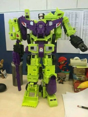Transformers News: In-hand images of Transformers Generations Combiner Wars Titan class Devastator