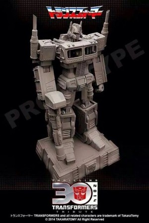 Transformers News: Takara Tomy Thrilling 30 Transformers Tribute Optimus Prime Statue Prototype Image