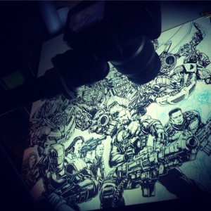 Transformers News: James Raiz Transformers / G.I. Joe Art WIP Videos