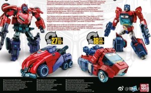 Transformers News: Back of the box for Transformers: Tribute Optimus Prime / Orion Pax 2-Pack