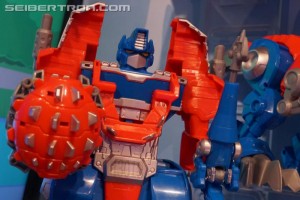 Transformers News: Transformers: Rescue Bots Knight Watch Optimus Prime in Stock at HTS.com
