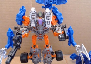 Transformers News: Video Reviews - Age of Extinction ConstructBots Lockdown with Hangnail and Target Exclusive Grimlock with Optimus