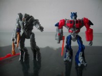 Transformers News: Toy Images of McDonald's Happy Meal - Movie Optimus Prime & Megatron